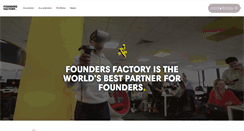 Desktop Screenshot of foundersfactory.com