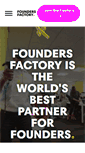 Mobile Screenshot of foundersfactory.com